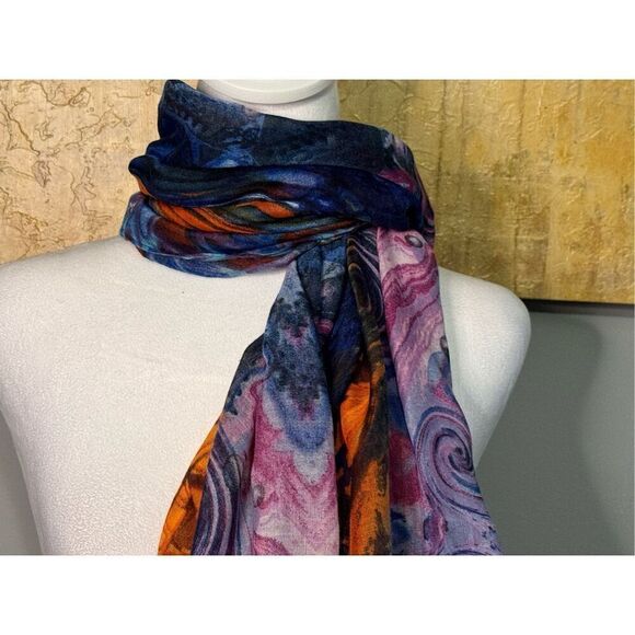 Torino Abstract Scarf - Picture 3 of 13